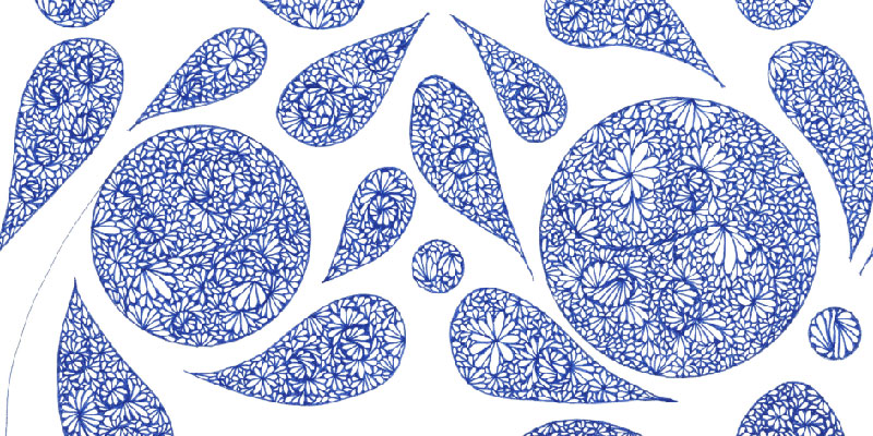 Blue Paisley